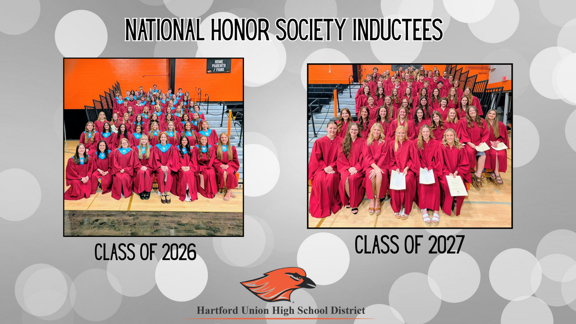 Class of 2026 & Class of 2027 NHS Members